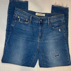 Gap 1969 / Size 30 Best Girlfriend Denim Jeans/ Distressed